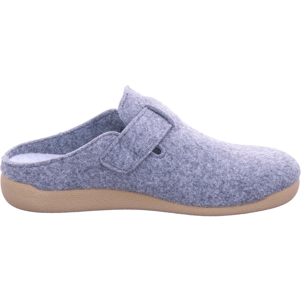 Florett Damen Hausschuh Adalie Pantoffel in grau