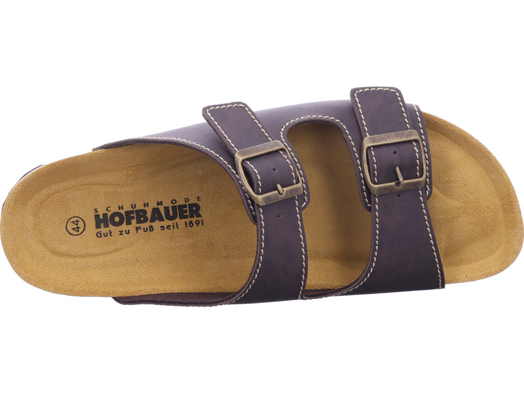 Canadian John Herren Pantolette Weichtritt in braun