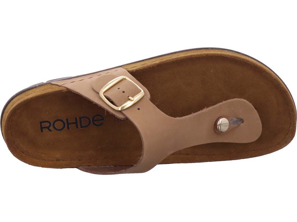 Rohde Damen Pantolette Stresa in braun