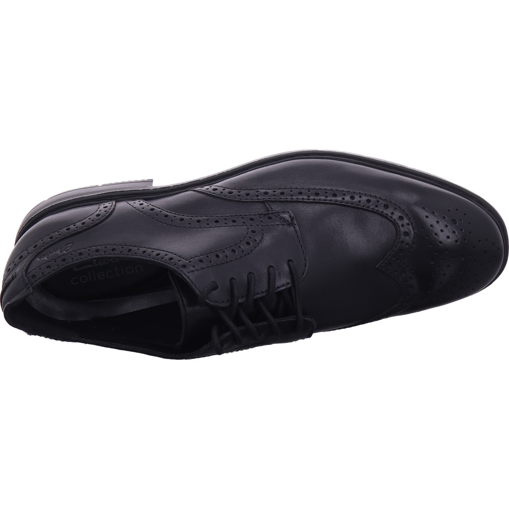 Clarks Herren Halbschuh Banbury Tip in schwarz