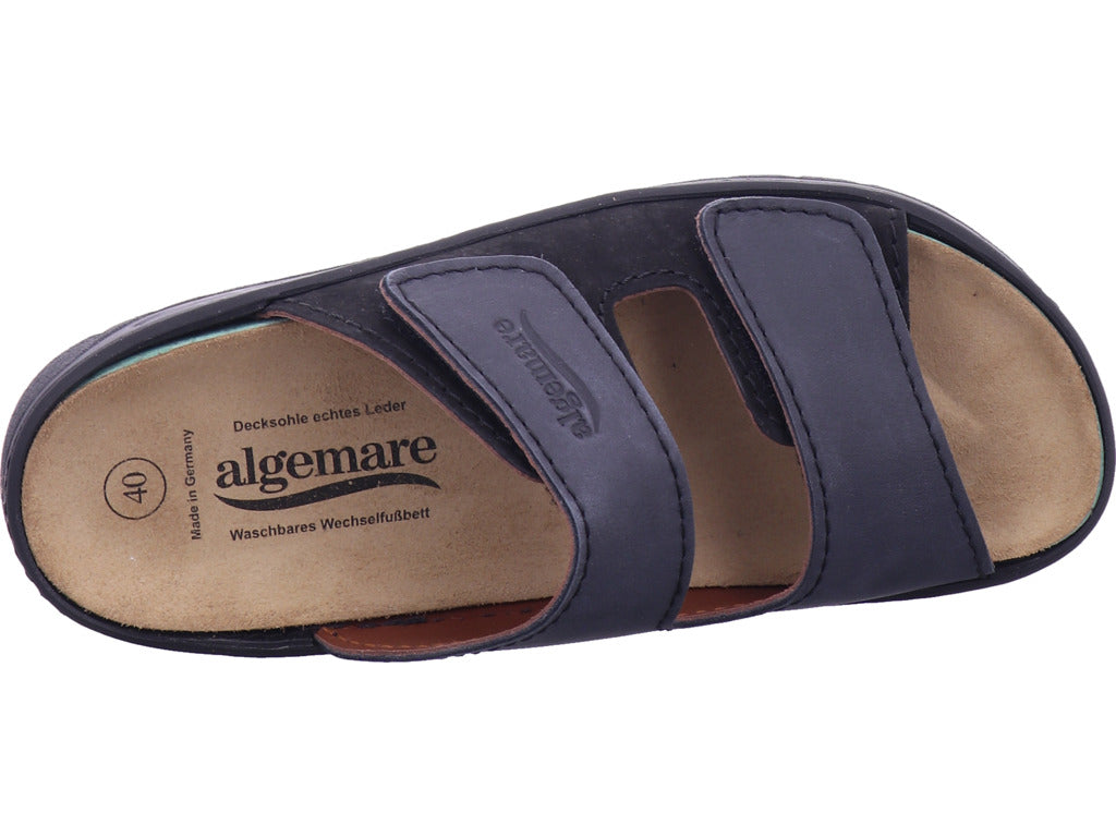 Algamare Herren Pantolette  in schwarz