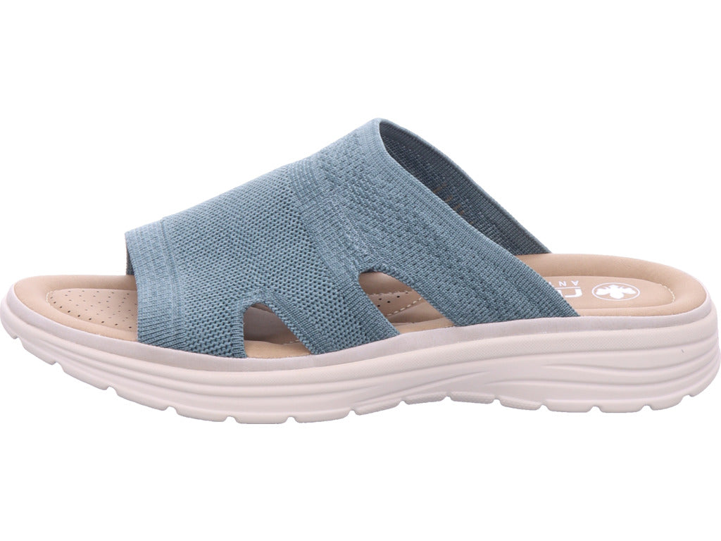 Rieker Women's Mule Fsk Women's Sandals in Green