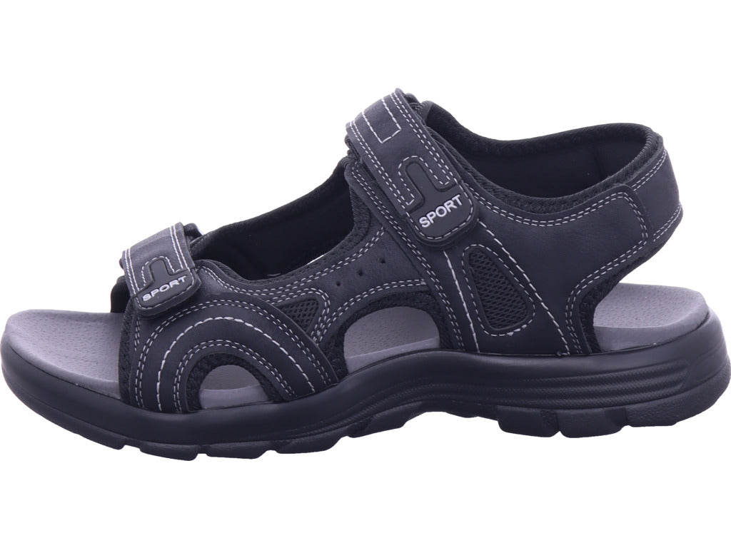 Becker Herren Sandalette  in schwarz