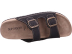 Planet Footwear Pantofle s hlubokou stélkou, nazouváky, černé