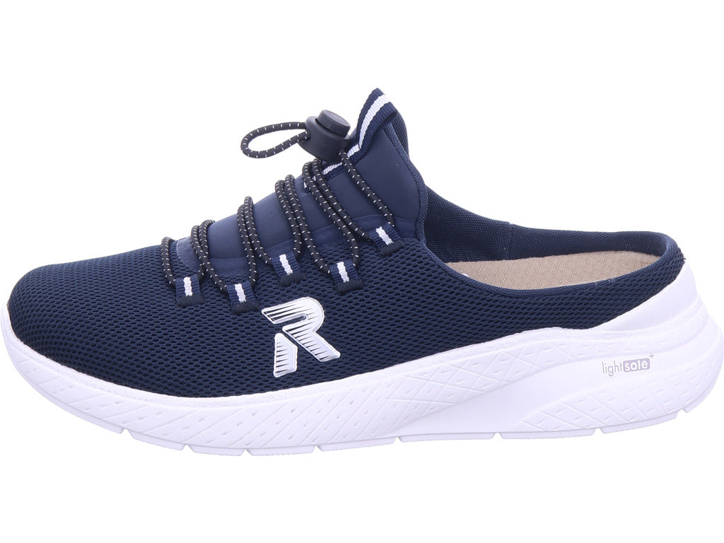 Rieker Damen Sabot Fsk Damen Halbschuhe in blau