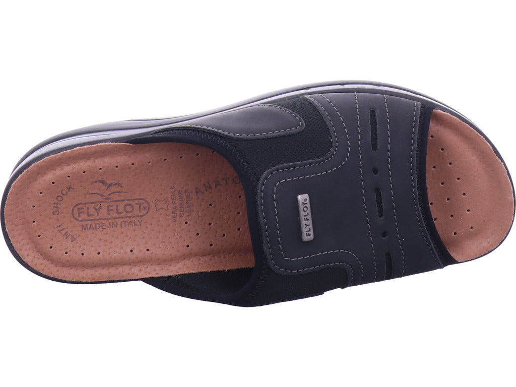 Fly Flot Herren Pantolette  in schwarz