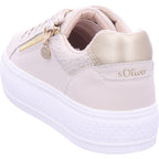 s.Oliver women's sneakers in beige