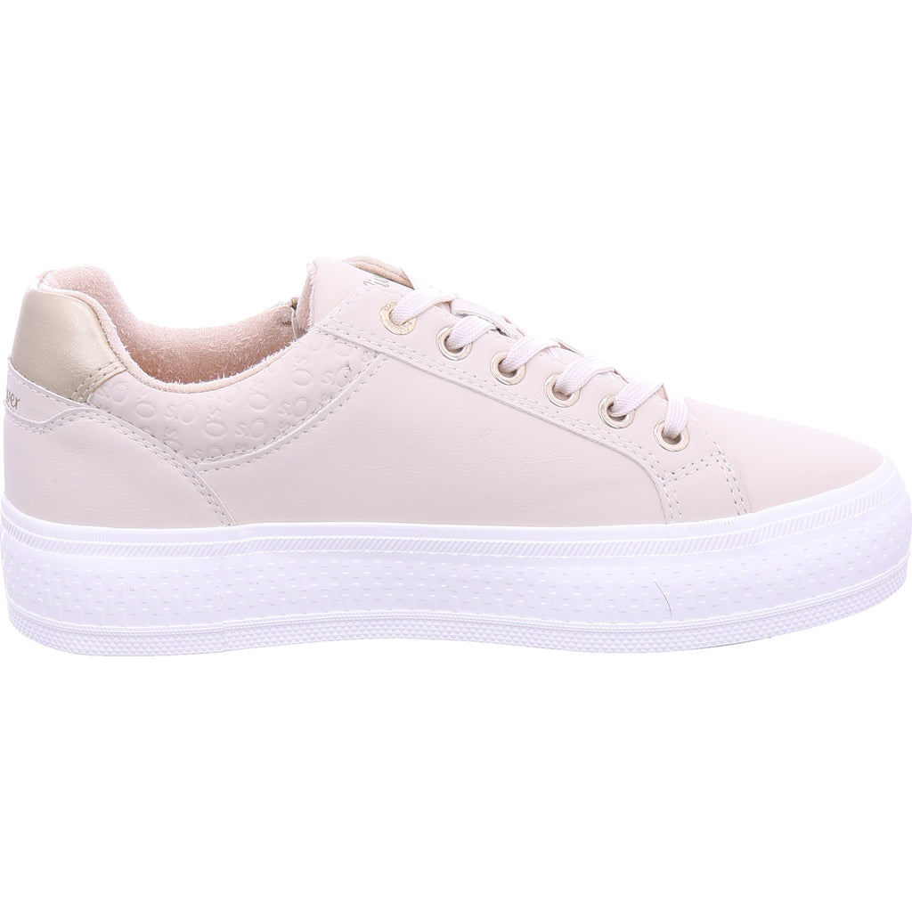 s.Oliver Damen Sneaker  in beige