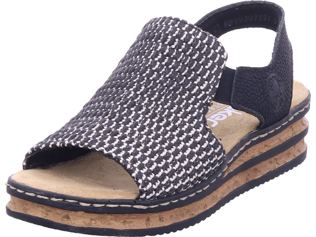 Rieker Women's Sandal Fsk Women's Sandals in black
