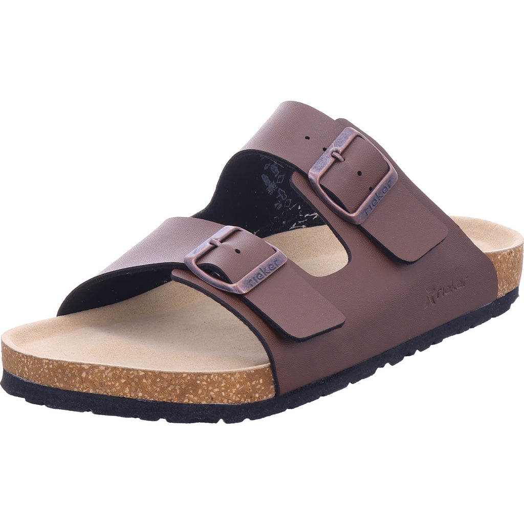 Rieker Men's Mules in Brown