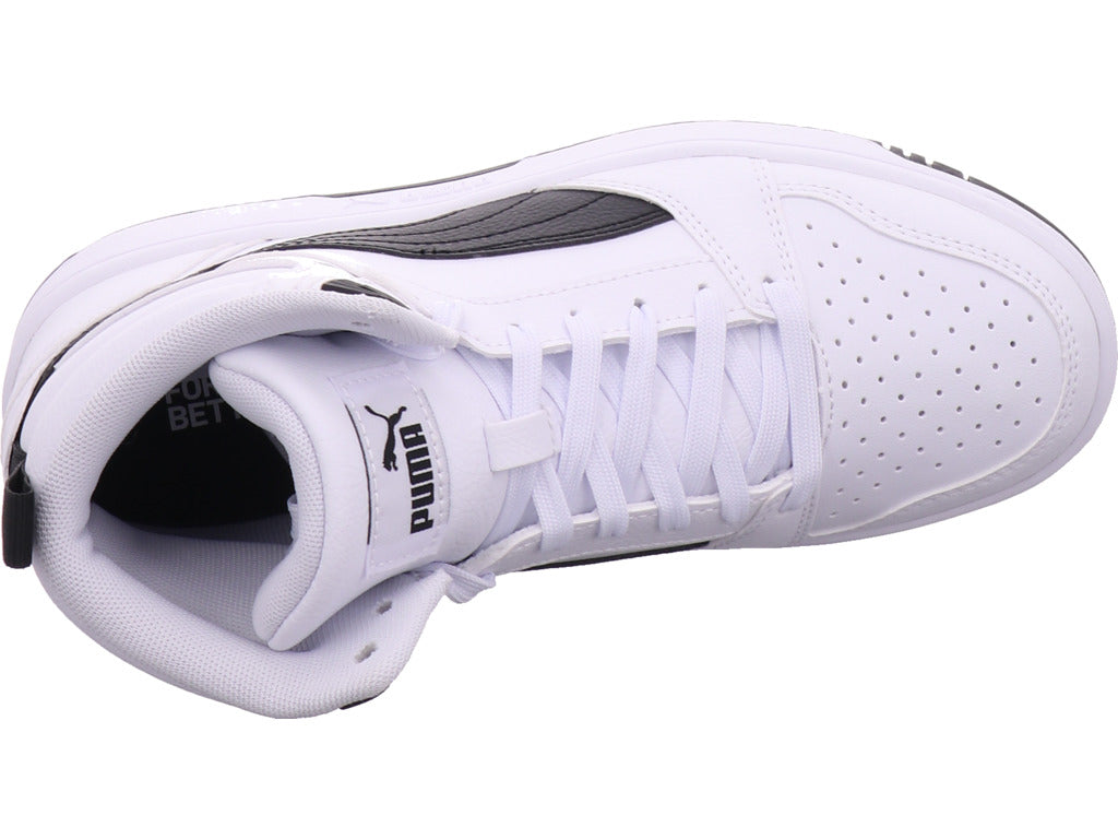 Puma Jungen Sneaker Puma Rebound V6 Mid Jr in weiß