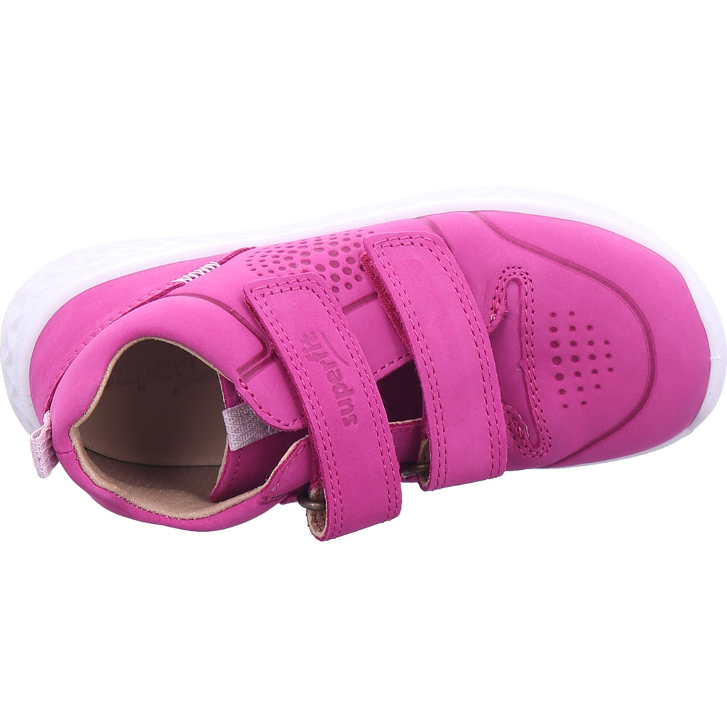 Superfit Mädchen Lauflernschuh Stiefelette Leder \ Breeze in pink