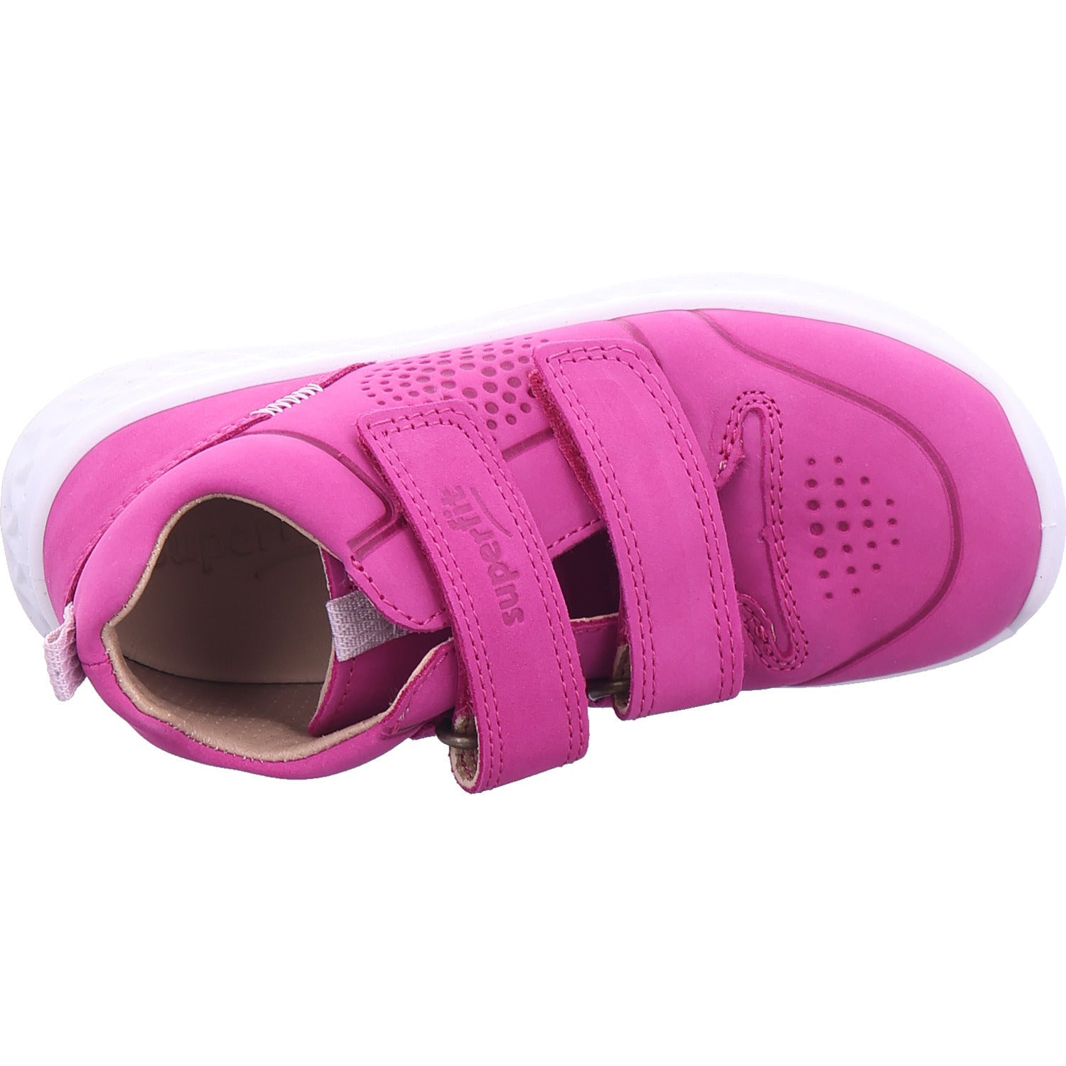 Superfit Mädchen Lauflernschuh Stiefelette Leder \ Breeze in pink