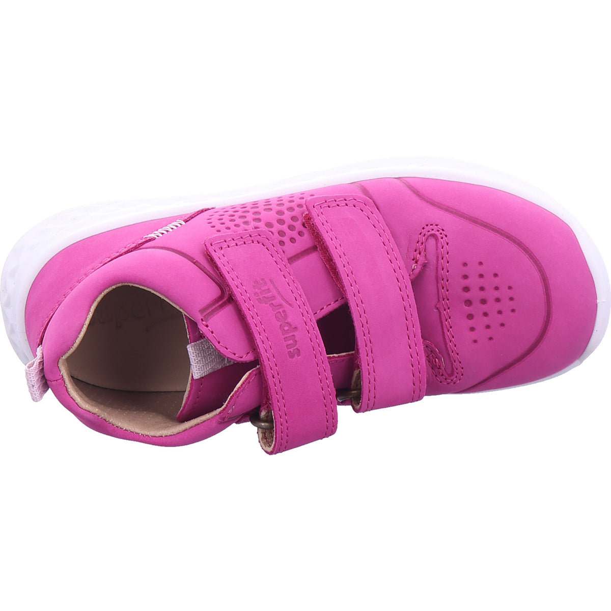 Superfit Mädchen Lauflernschuh Stiefelette Leder \ Breeze in pink
