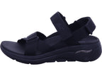 SKECHERS Damen Sandalette  in schwarz
