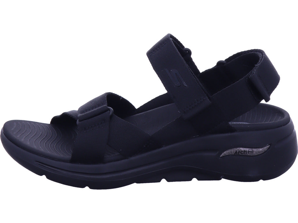 SKECHERS Damen Sandalette  in schwarz