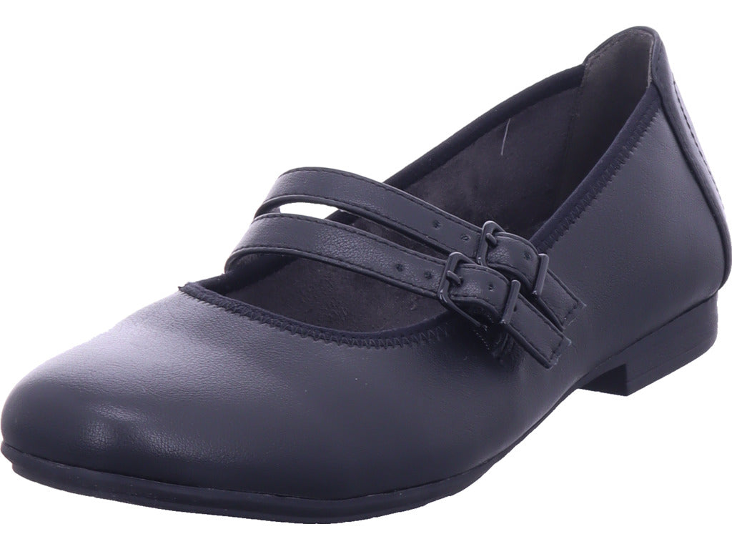 Jana Damen Ballerina M2217744 in schwarz