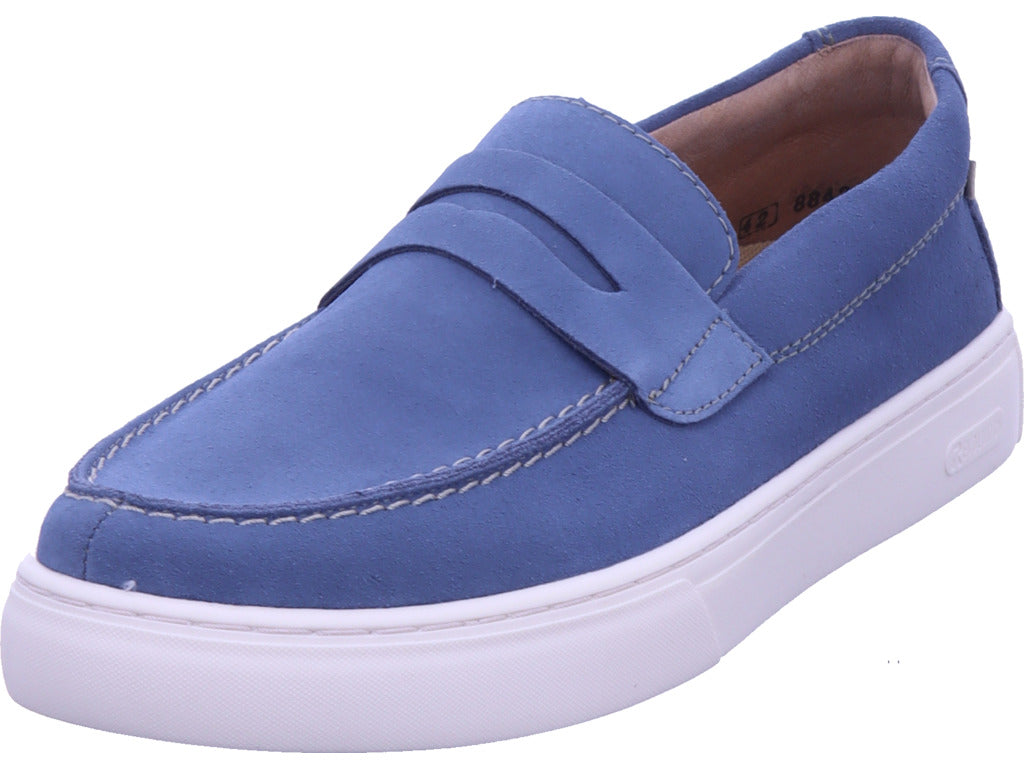Rieker Herren Slipper Fsk Herren Halbschuhe in blau