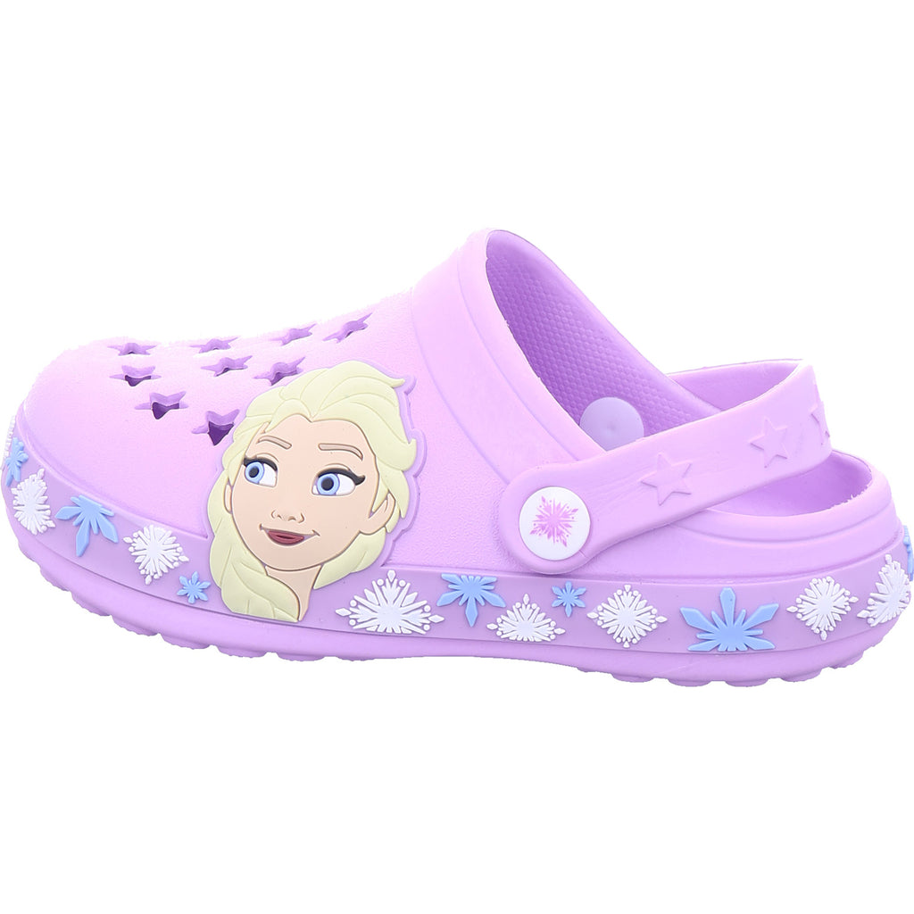 Silver Int Disney Mädchen Sabot Frozen in lila