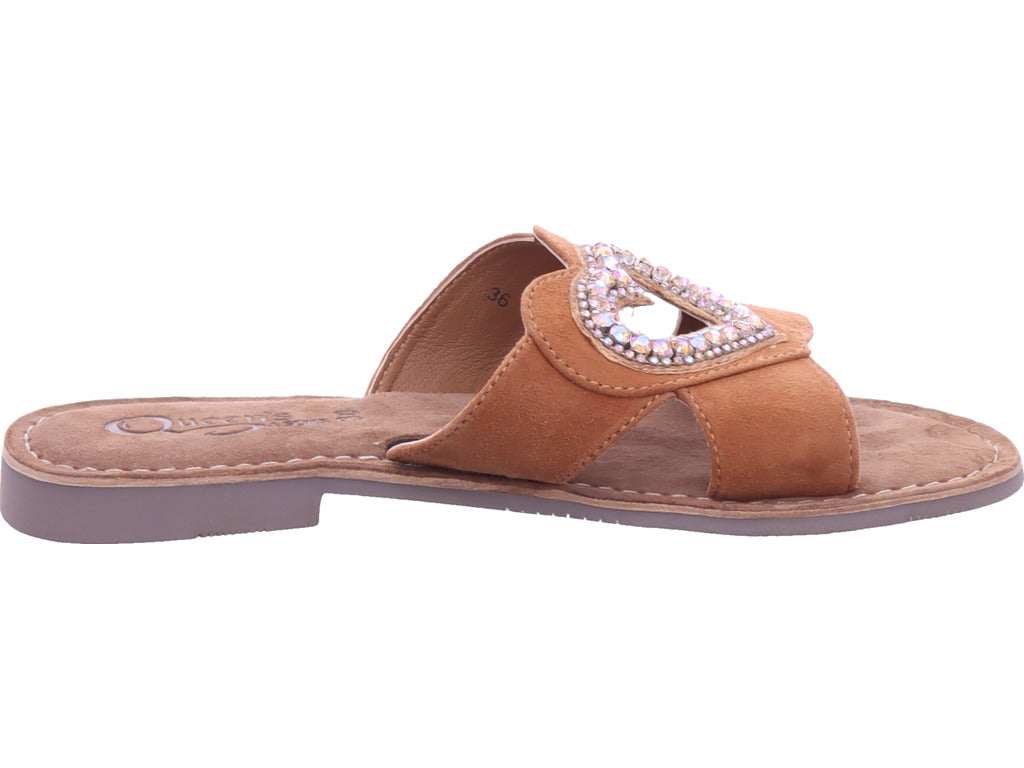Queens women's mule in brown