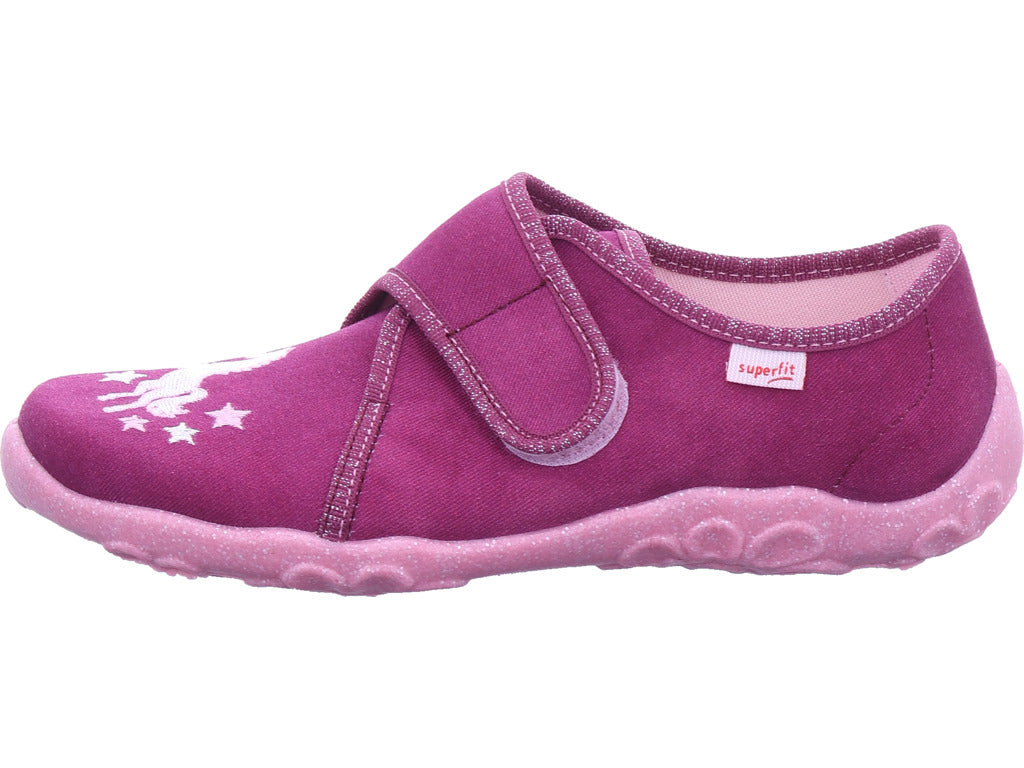 Superfit Girls' Slipper Slipper Textile \ Bonny in red