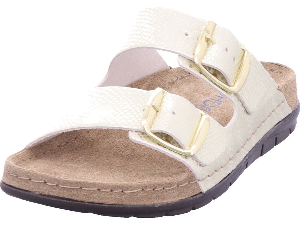 Rohde Damen Pantolette Riesa-H in gold