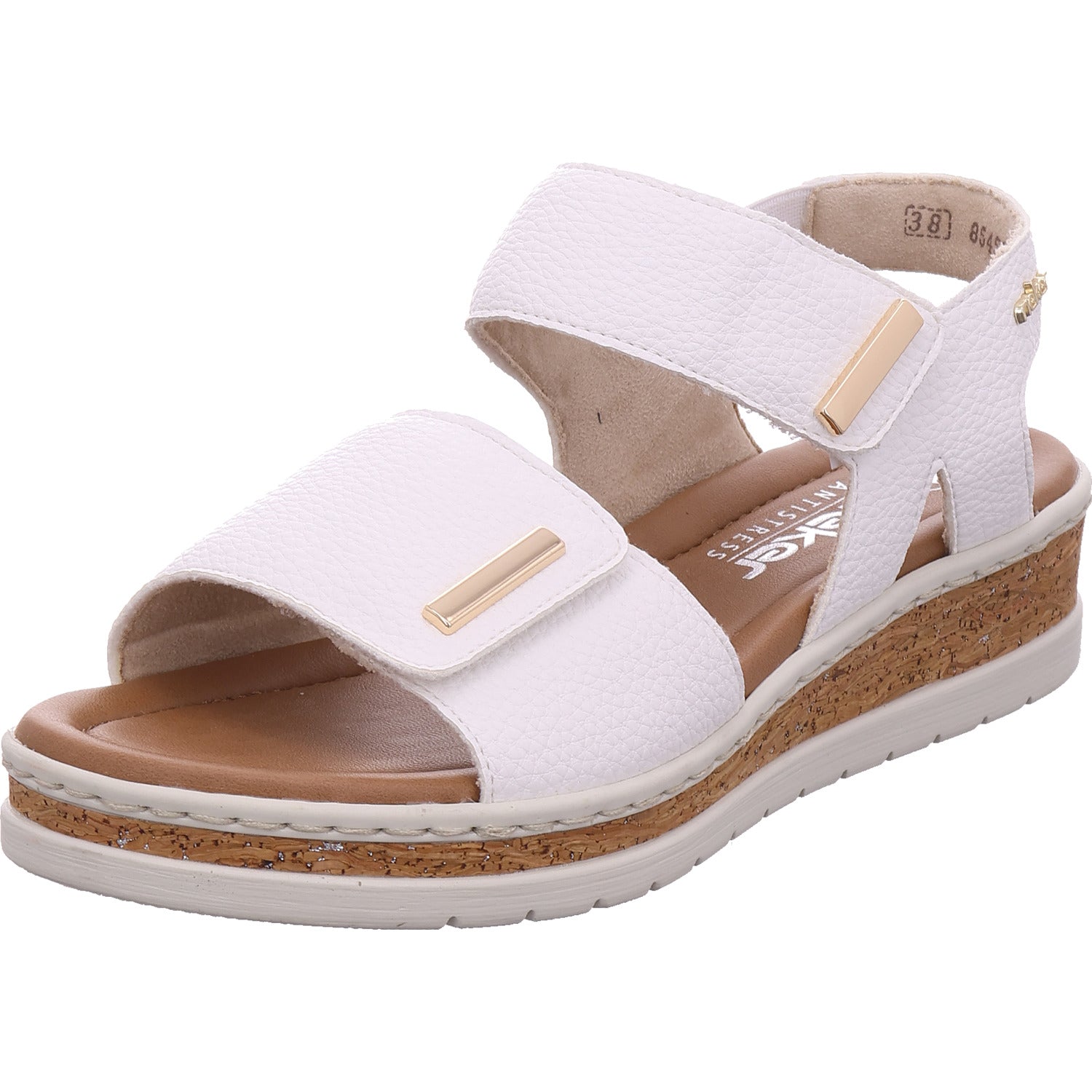 Rieker Women's Sandal in white