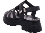 XTI Damen Sandalette  in schwarz