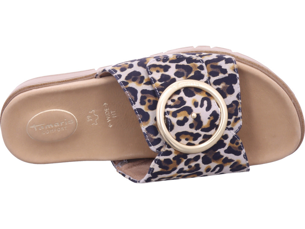 Jana Damen Pantolette M8710642 in braun
