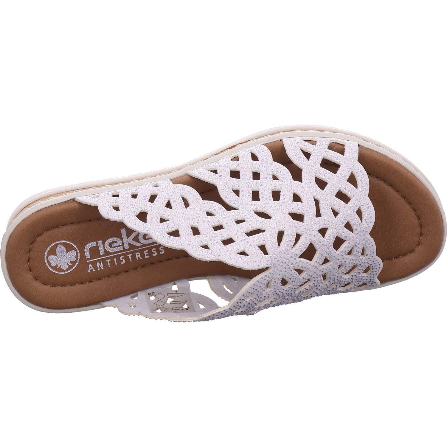 Rieker Damen Pantolette  in weiß