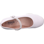 Planet Footwear Girls' Half Shoe Ballerina Kids in white