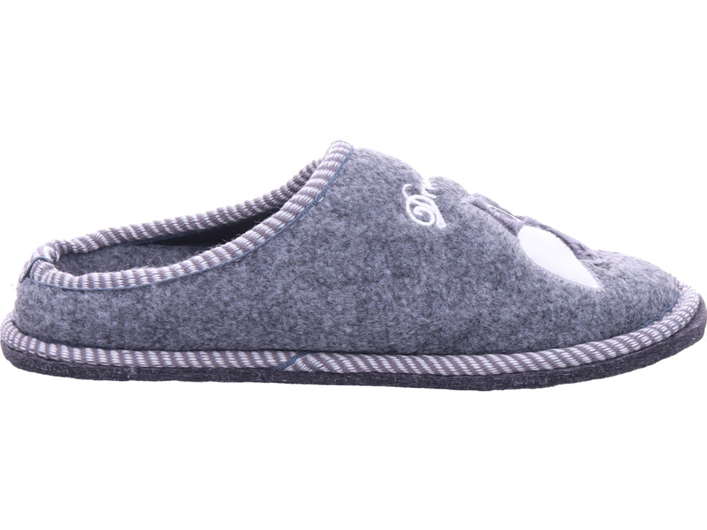 Becker Damen Slipper Bordo/Grey in sonstige