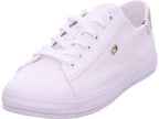 Tommy Hilfiger Damen Textilschuh Lace Up Sneaker in weiß
