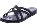 Jana Damen Pantolette  in schwarz