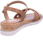 Tamaris Damen Sandalette  in braun