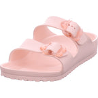Birkenstock Girls' Arizona Flower Eva Mule in Rose