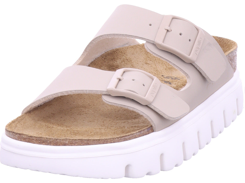 Dámské kotníkové boty Birkenstock Arizona Pap Chunky v béžové barvě