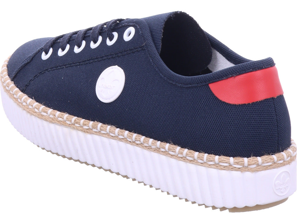 Rieker Women's Textile Shoe Fsk Women's Loafers in Blue