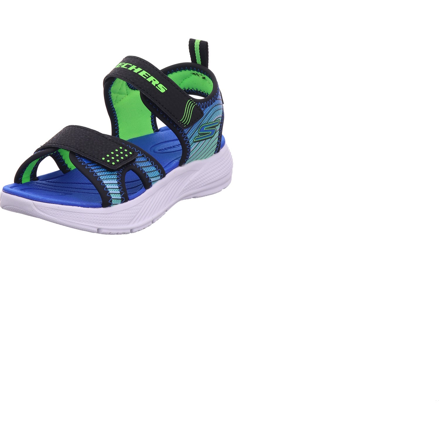 SKECHERS Chlapecké sandály Microspec Splash v černé barvě