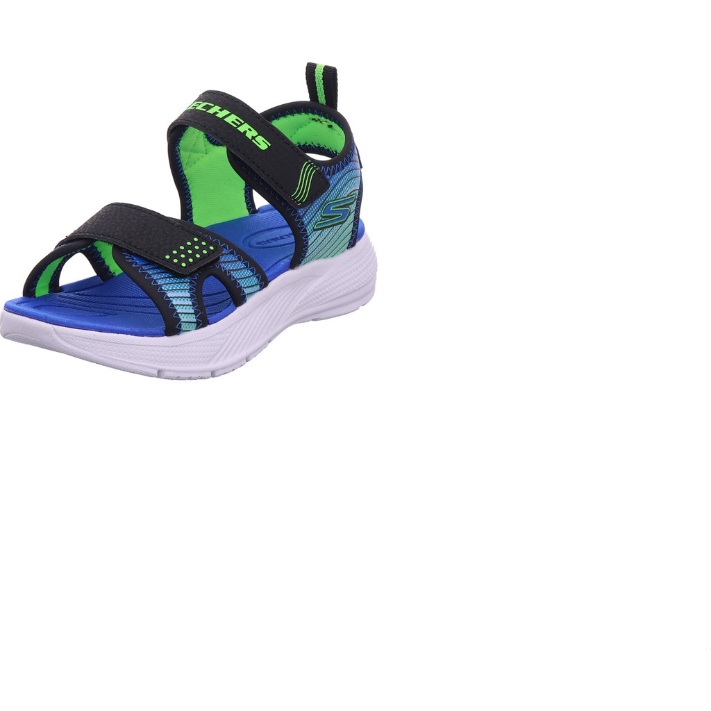 SKECHERS Boys' Microspec Splash Sandals in Black