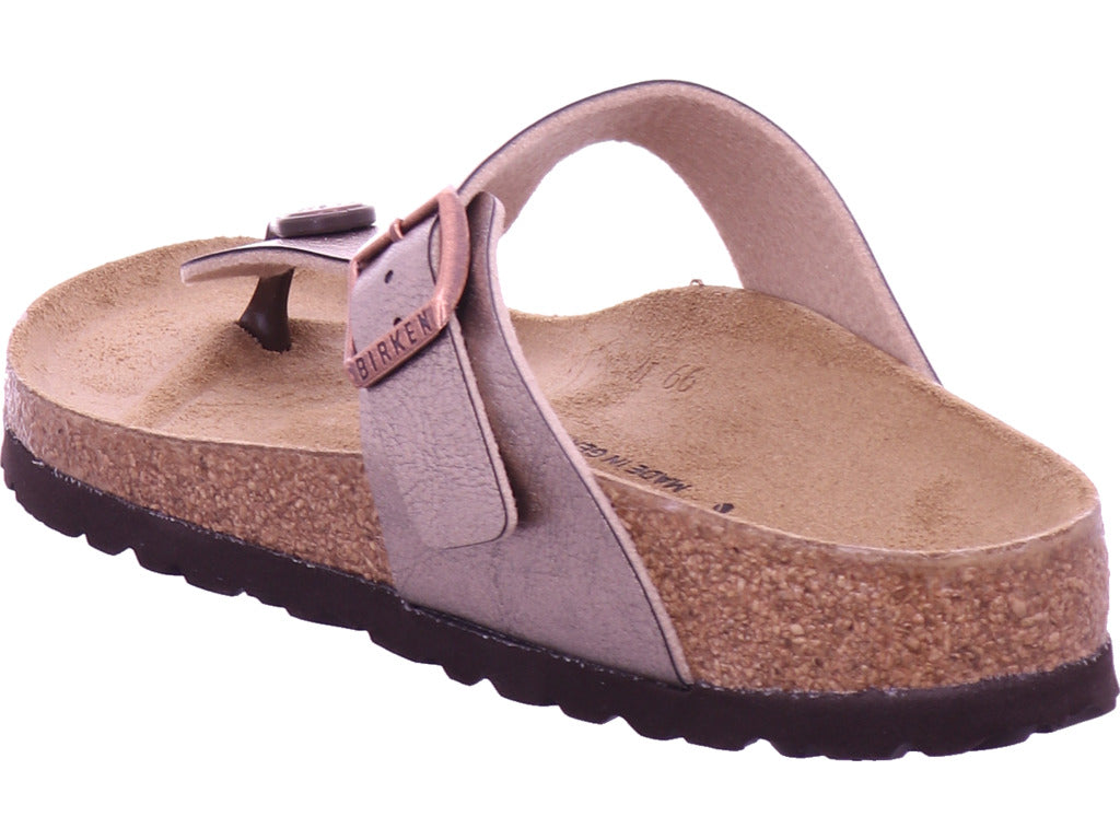Dámské sandály Birkenstock Gizeh BF Graceful Taupe v béžové barvě