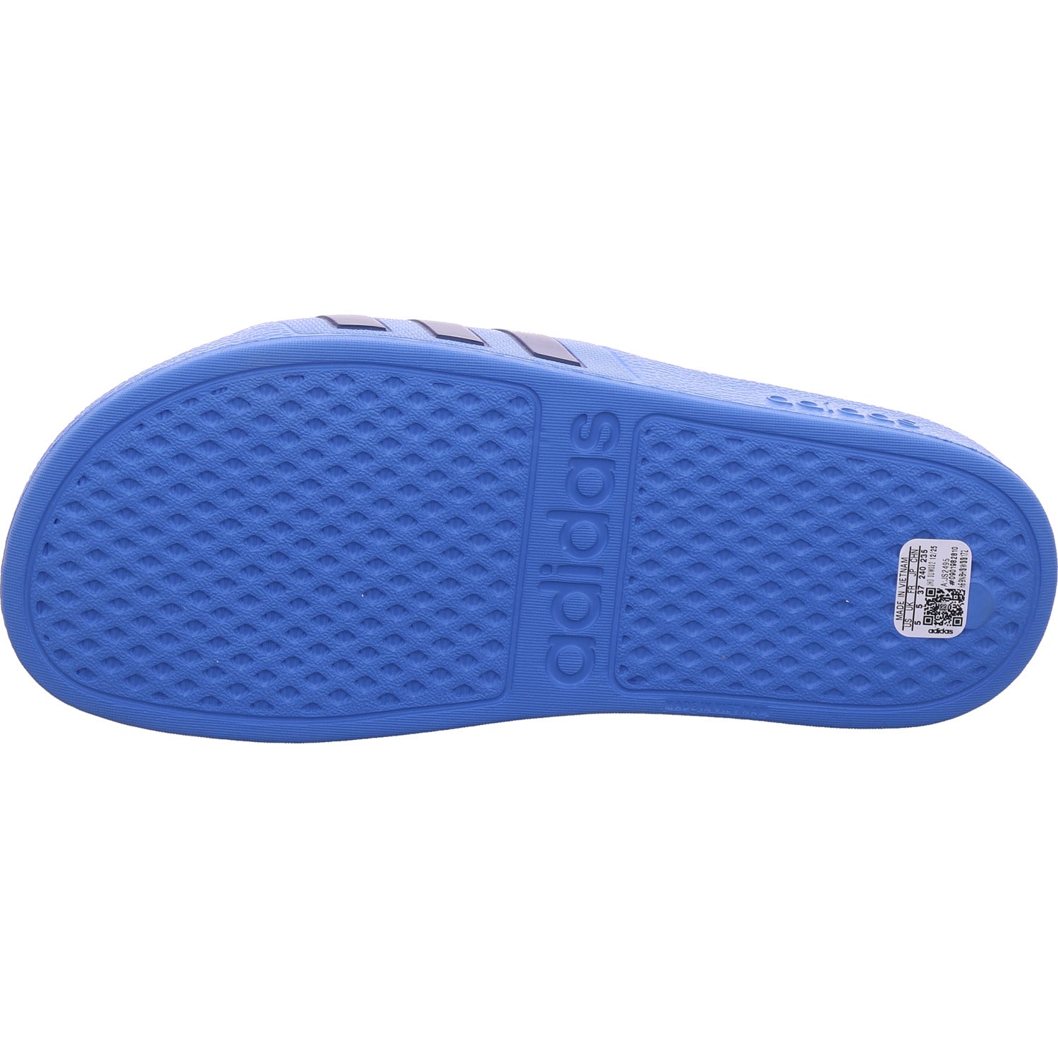 Chlapecké plážové pantofle Adidas Adilette Aqua K v modré barvě