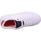 Tommy Hilfiger Damen Sneaker Th Feminine Cupsole Leather in weiß