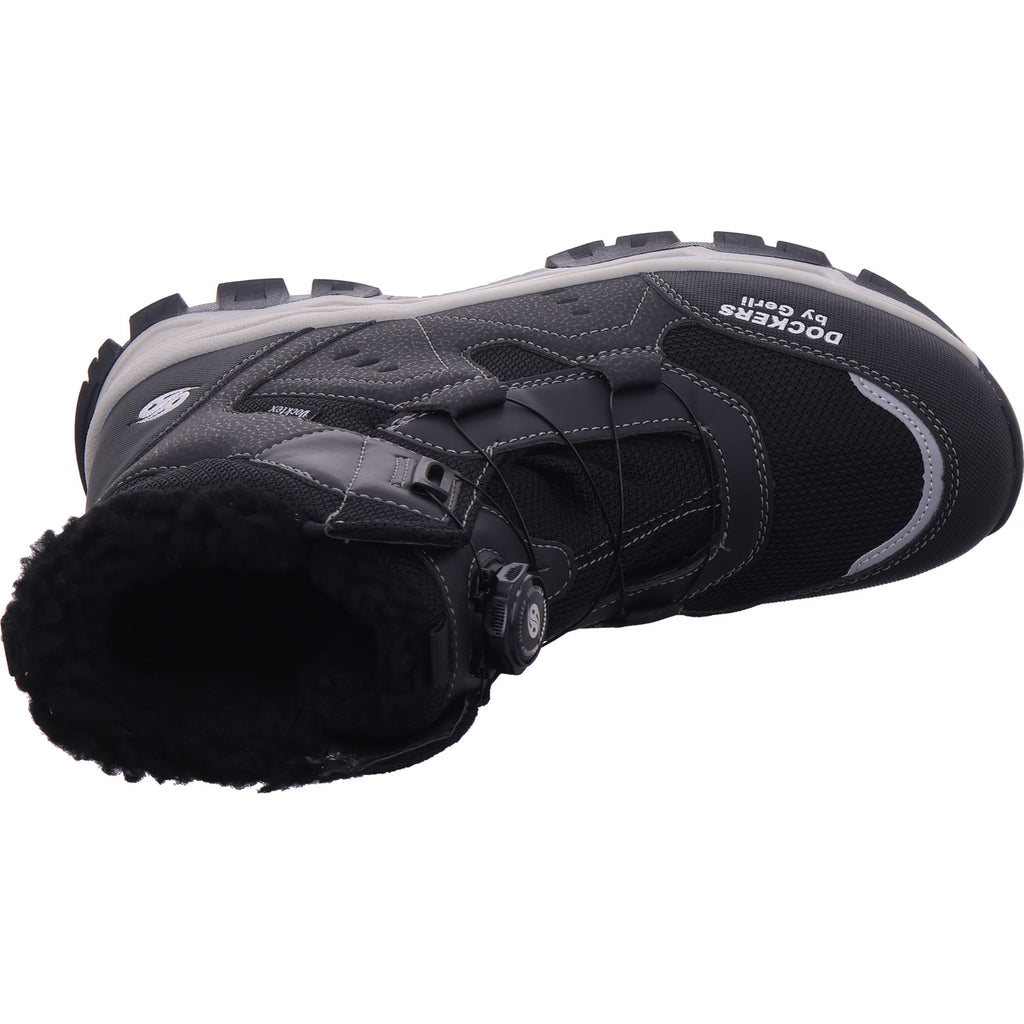 Dockers Jungen Winterstiefel  in schwarz