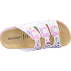Planet Footwear Girls' Mule in white
