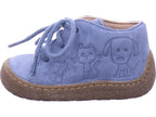 Superfit Unisex - Kinder Halbschuh Stiefelette Leder \ Saturnus in blau