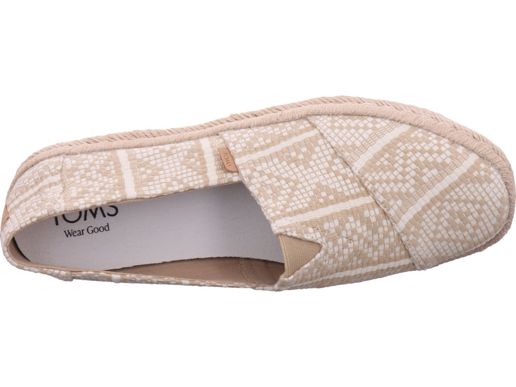 TOMS Dámské baleríny Alpargata Rope 2.0 v béžové barvě