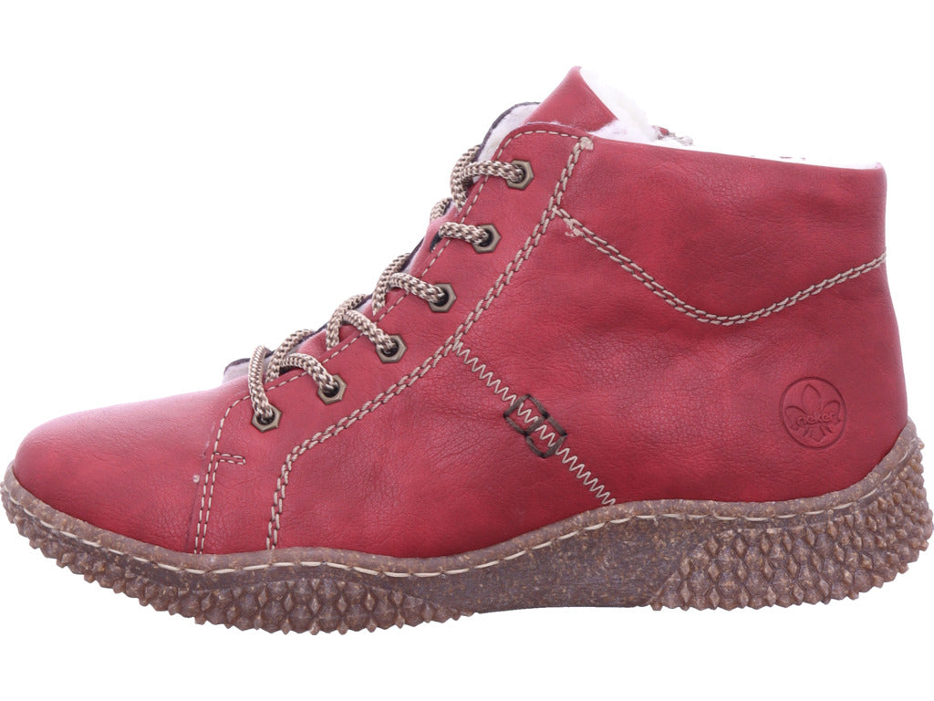 Rieker women's ankle boots Hwk women's boots in red