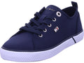 Tommy Hilfiger Damen Textilschuh Vulc Canvas in blau