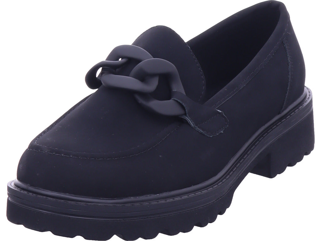 shoe-world Damen Slipper  in schwarz